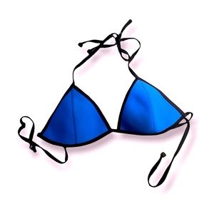 Triangl Blue Bikini top